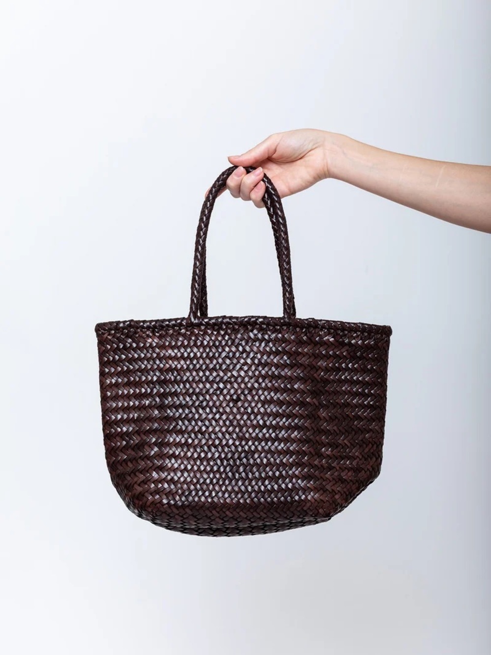 Dragon Diffusion Chocolate Brown Woven Tote